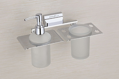 Liquid Soap Dispenser With Tumbler Holder