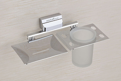 Soap Dish With Tumbler Holder