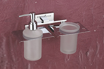 Glass Dispenser With Tumbler Holder