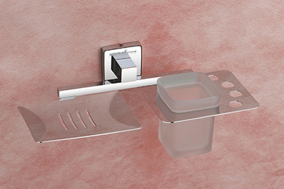 Soap Dish With Tumbler Holder