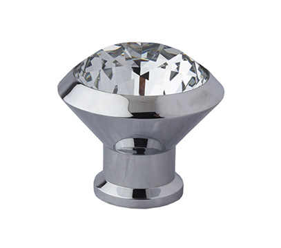 Brass Crystal Knob