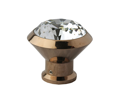 Brass Crystal Knob