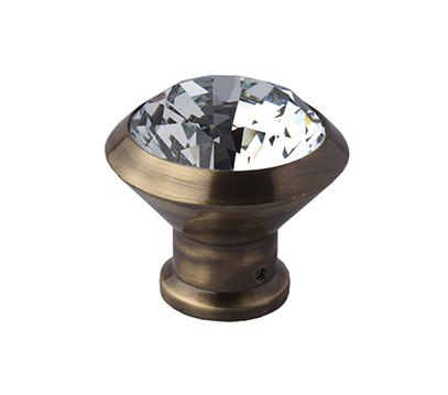Brass Crystal Knob