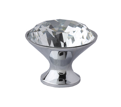 Brass Crystal Knob