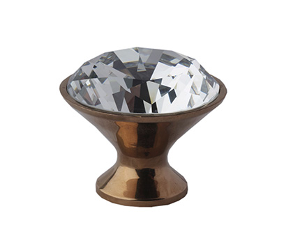 Brass Crystal Knob