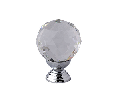 Brass Crystal Knob