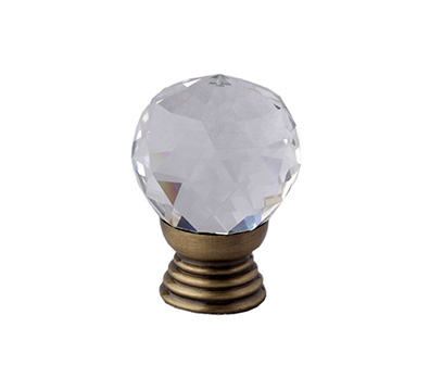 Brass Crystal Knob