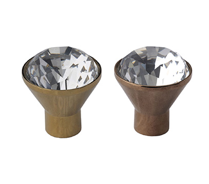 Brass Crystal Knob