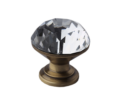 Brass Crystal Knob