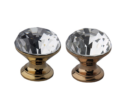 Brass Crystal Knob