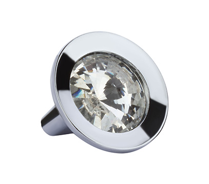 Brass Crystal Knob