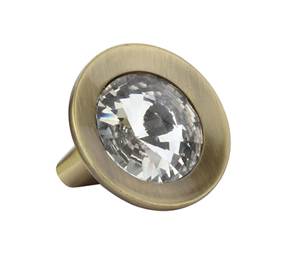 Brass Crystal Knob