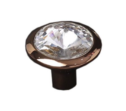 Brass Crystal Knob