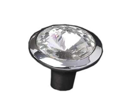 Brass Crystal Knob